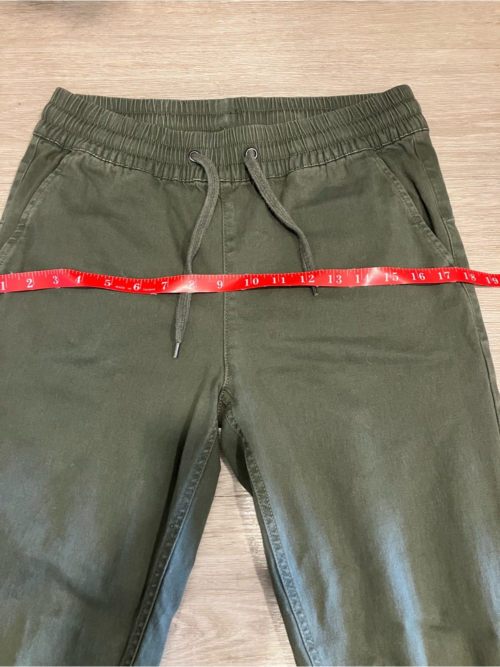 RDI Olive Utility Drawstring Waist Pants - Picture 7 of 9